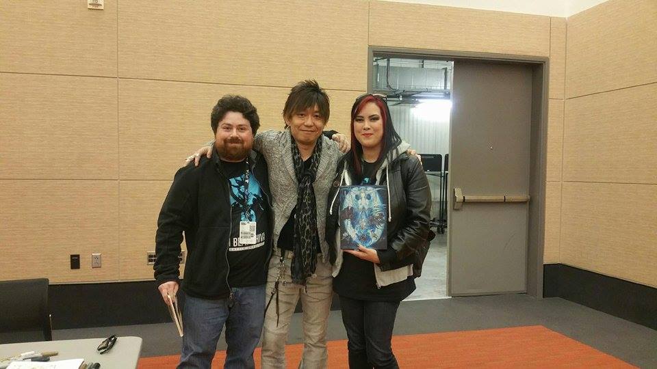 Malice and Jack with Yoshi-P, the FFXIV Producer